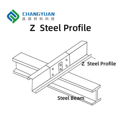 C & Z purlins y viga transversal y poste de montaña y perfil de acero galvanizado con longitud personalizable y acabado resistente a la corrosión para aplicaciones estructurales