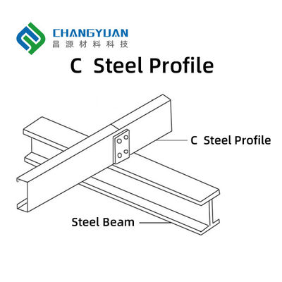 Perfil de acero galvanizado en forma C/Z con longitud personalizable