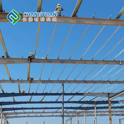 Contenido de acero estampado en frío de acero estructural de paredes delgadas 40-275g del cinc de las secciones del perfil