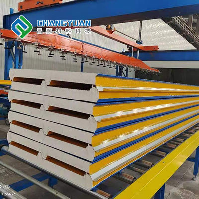 El panel del tejado de la PU de la estructura del bocadillo para el aislamiento de la construcción