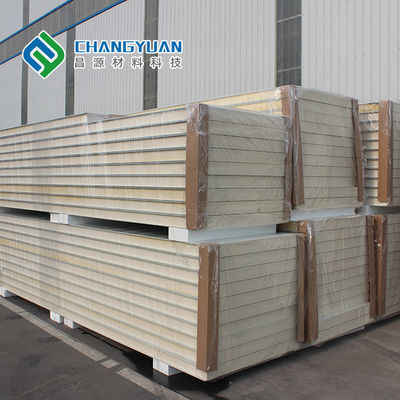 Panel aislante de lana de roca ignífuga de nivel A con resistencia superior al fuego y aislamiento térmico para cámaras frigoríficas industriales y comerciales