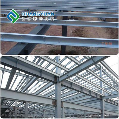 El perfil de acero estructural galvanizado modificó estándar de la longitud para requisitos particulares JIS