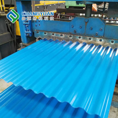 revestimiento de madera presionado 0.8-1.2m m de la pared de las hojas de metal con mantenimiento bajo