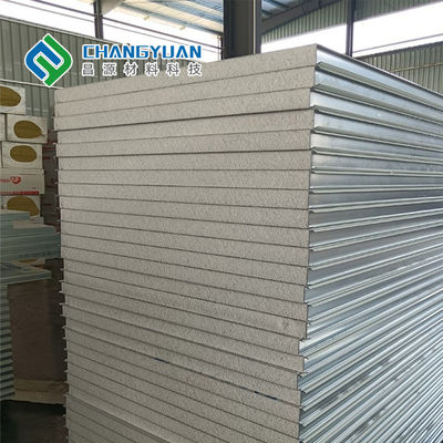 El panel compuesto 50mm/75mm/100m m de PVF SMP PVDF para la pared exterior y el tejado