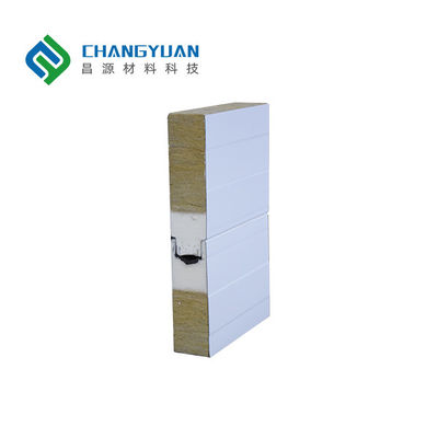 Panel de pared de sandwich de PU insonorizado anti-corrosión 50 mm de ancho