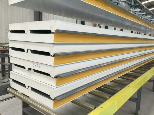 Panel de techo en PU de 50/100/150/200 mm con aislamiento acústico impermeable