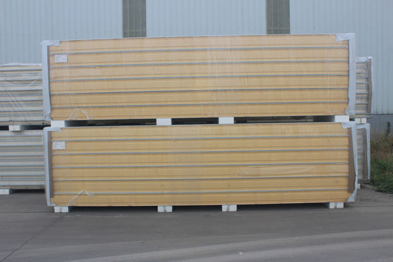 Panel PU de poliuretano de cuarto frío personalizado para almacenamiento en frío B1/B2 a prueba de fuego