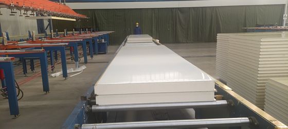 Panel de PU de almacenamiento en frío con color y tratamiento de superficie personalizables