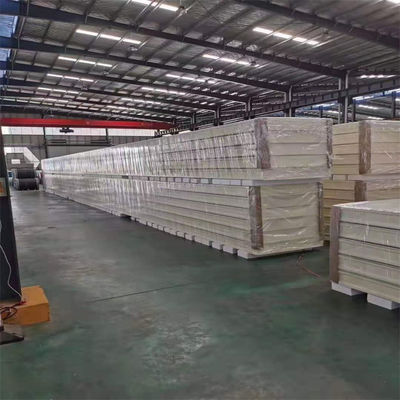 Paneles de sala de frío de PU aislados de sandwichs insonorizados para almacenamiento a temperatura controlada