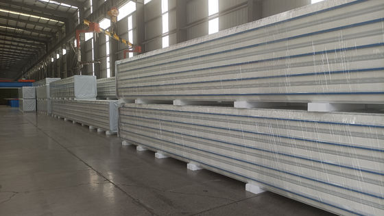 Panel de cámara fría certificado para incendio con rango de 930-1130 mm