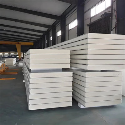 Panel de cuarto frío de PU aislado impermeable para almacenamiento de alimentos y bebidas