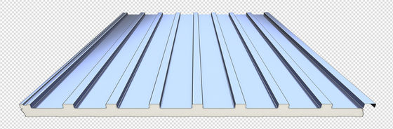 Estructura de paneles de techo de paneles de paneles de techo de PU con calificación de fuego B1/B2