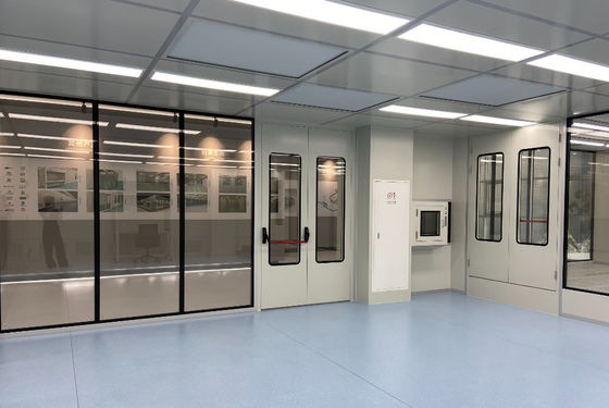 Panel de pared de cuarto limpio a prueba de fuego para la personalización de la fábrica farmacéutica
