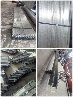 Tejido de metal corrugado de alta resistencia a la corrosión con capacidad de carga de hasta 500 kg/m2 y grosor de 0,7 mm a 1,5 mm para soporte estructural